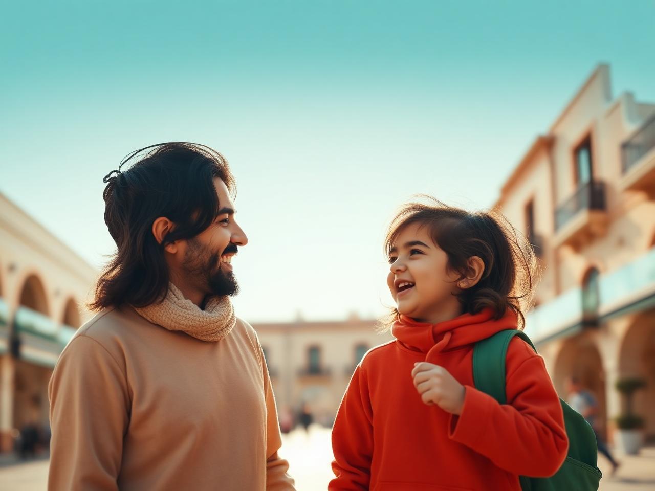 خانواده‌ای در حال تجربه زندگی در اسپانیا